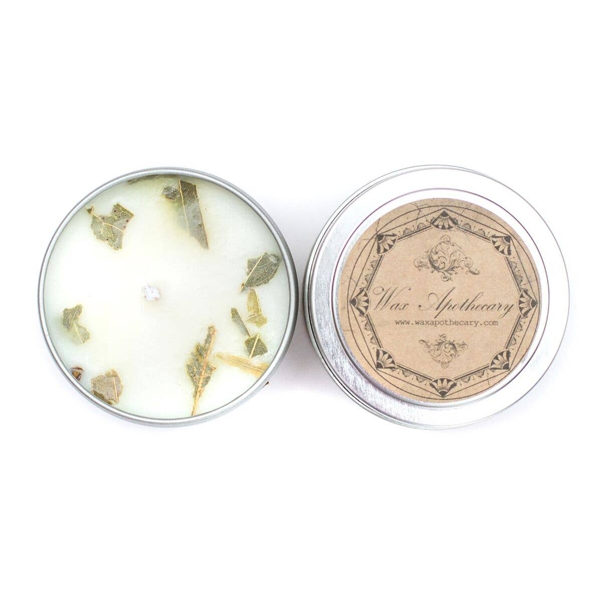 Silver-Dollar Eucalyptus Botanical Travel Tin Candle 4oz