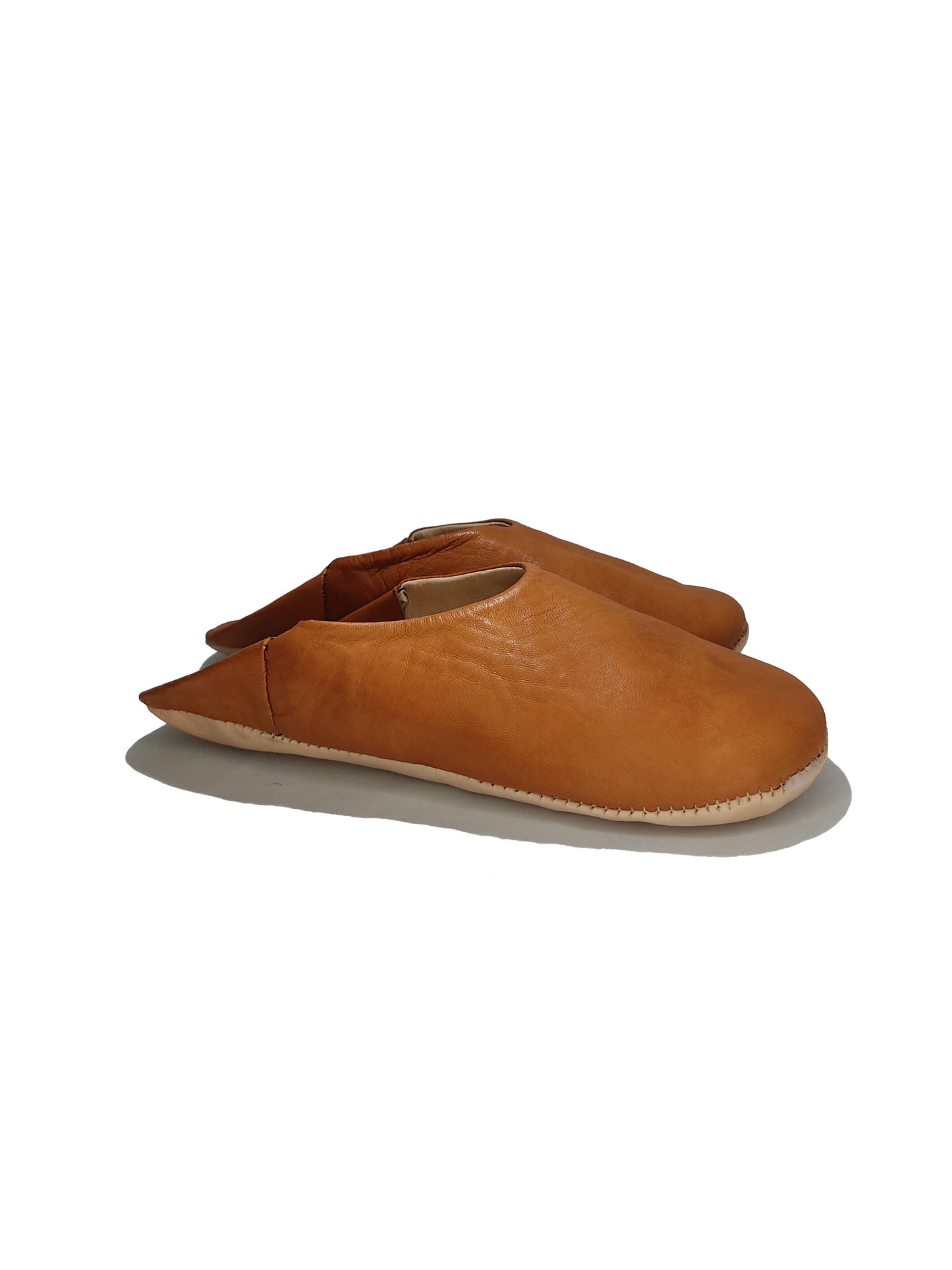 Womens Moroccan Babouche Slippers Handmade from Soft Organic: UK 6 / US 7.5 / 39 EU