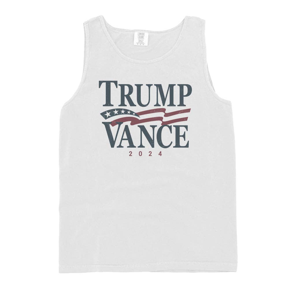 Trump Vance 2024 Vintage (Front): Ivory / M / Comfort Colors Tee