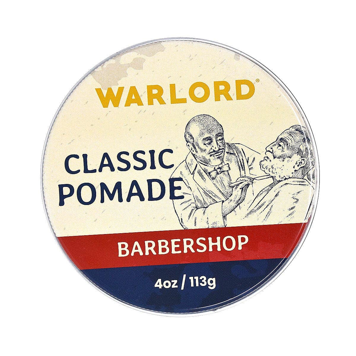 Warlord Classic Hair Pomade – Barbershop: 4 oz