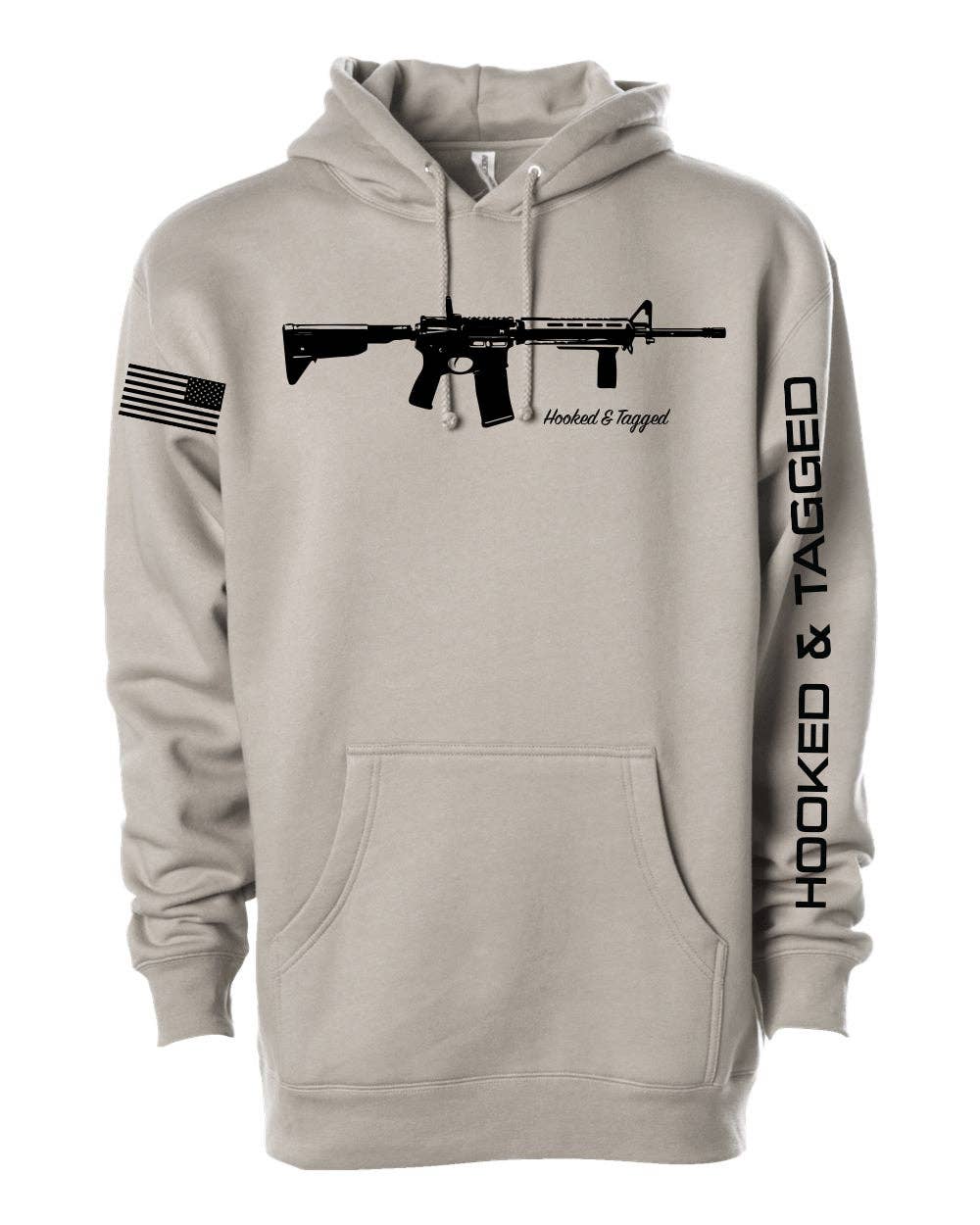 2nd Amendment Hoodie: Sandstone / X-Large