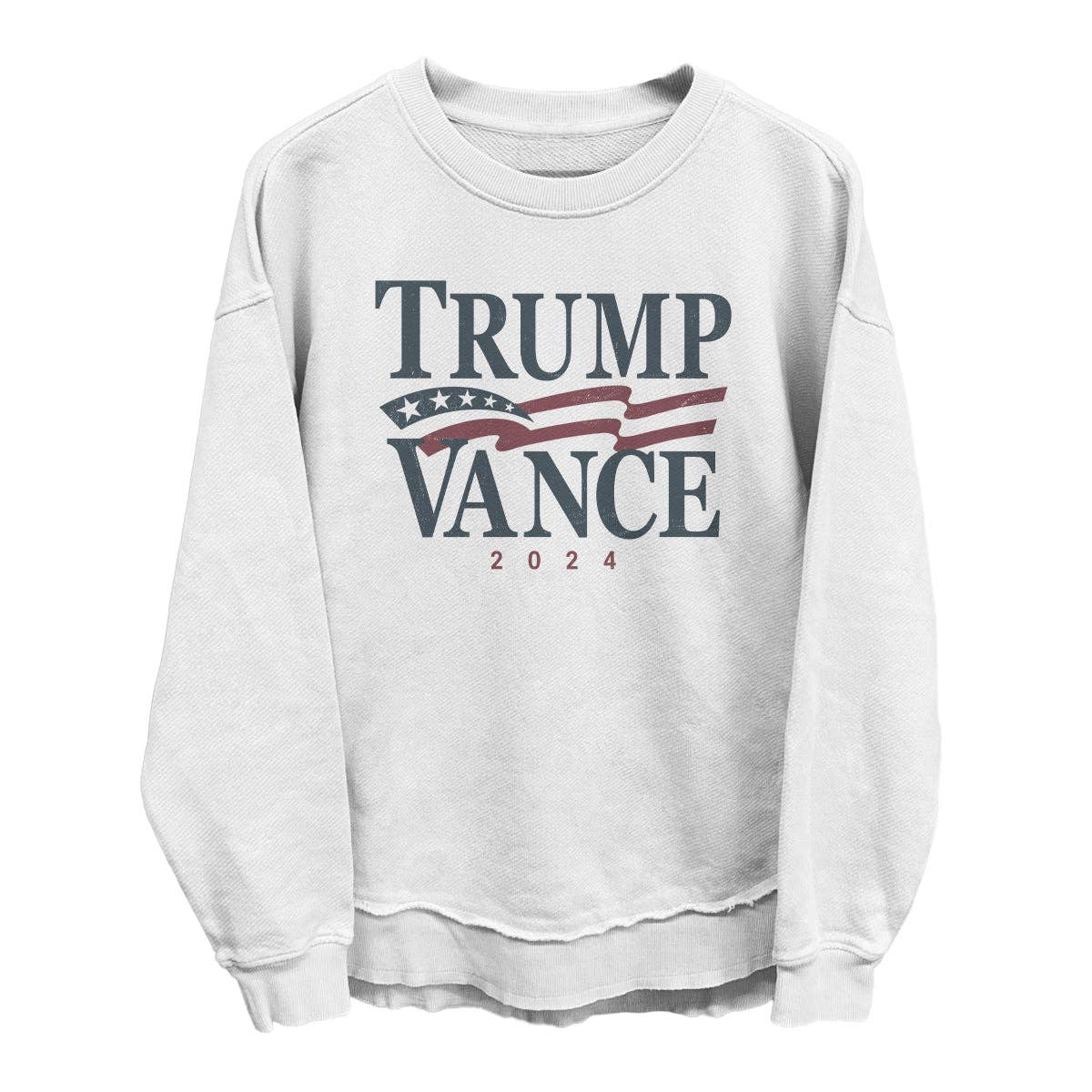 Trump Vance 2024 Vintage (Front): Ivory / M / Comfort Colors Tee