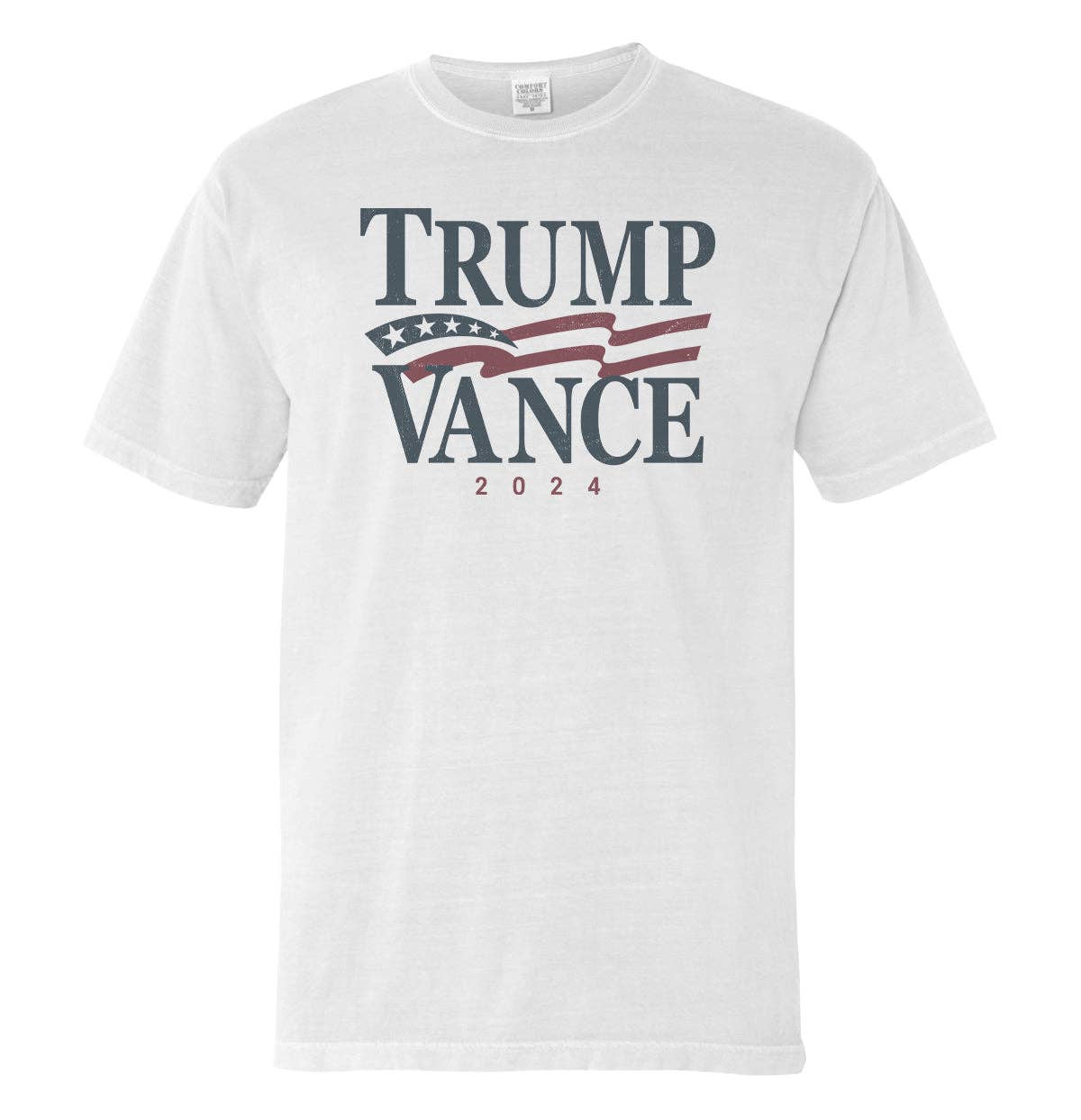 Trump Vance 2024 Vintage (Front): Ivory / M / Comfort Colors Tee