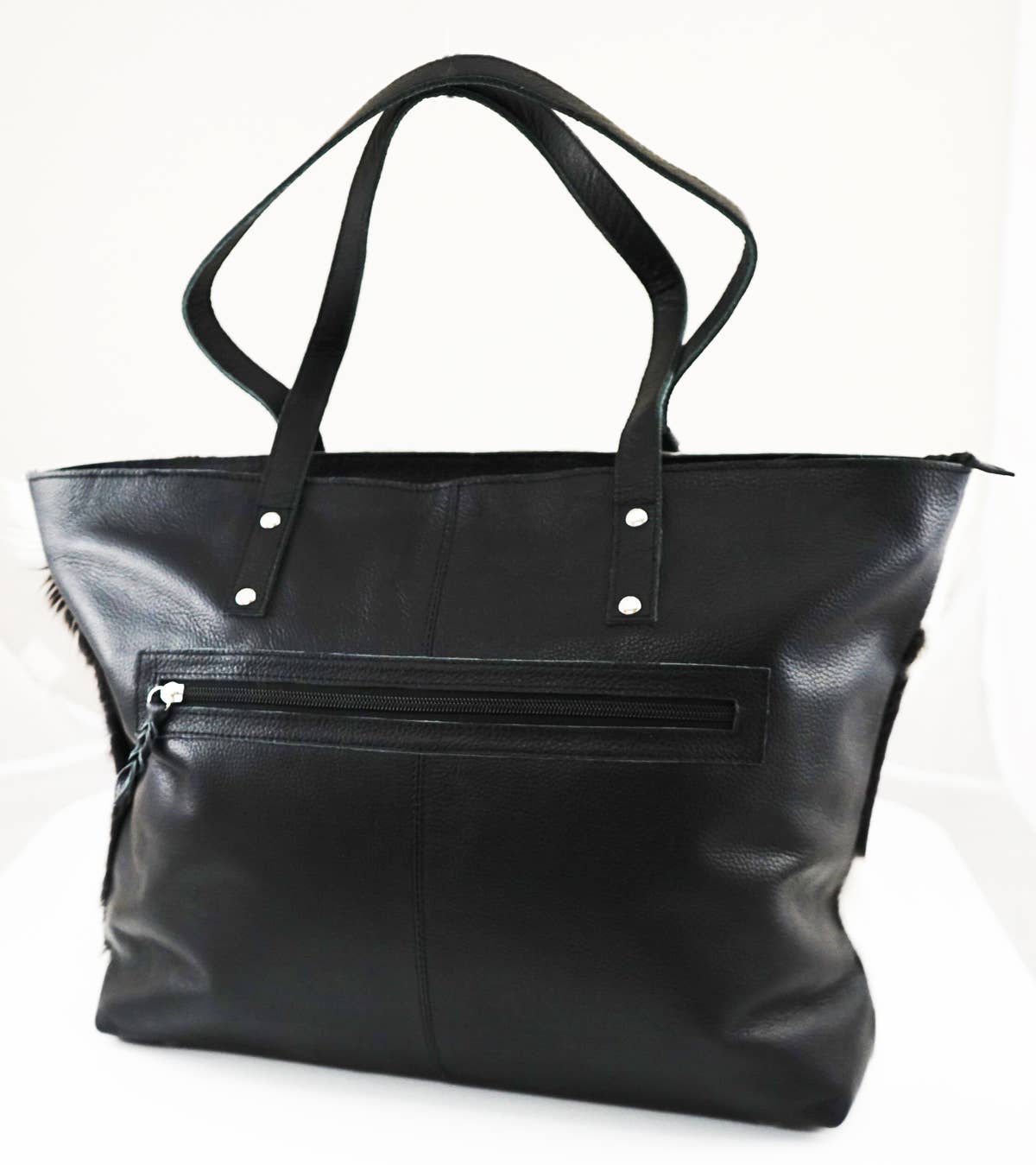Women cowhide bag 501: BROWN