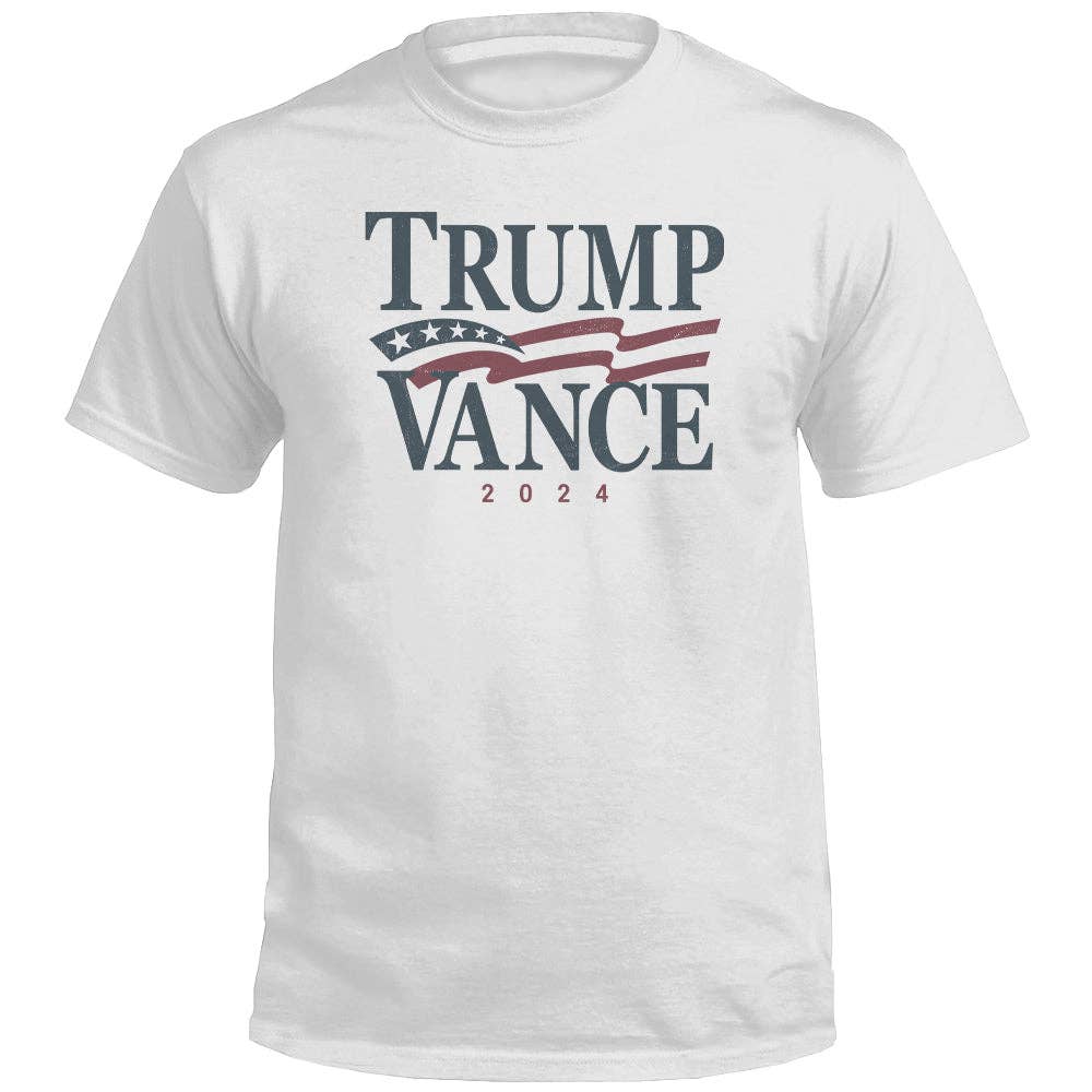 Trump Vance 2024 Vintage (Front): Ivory / M / Comfort Colors Tee