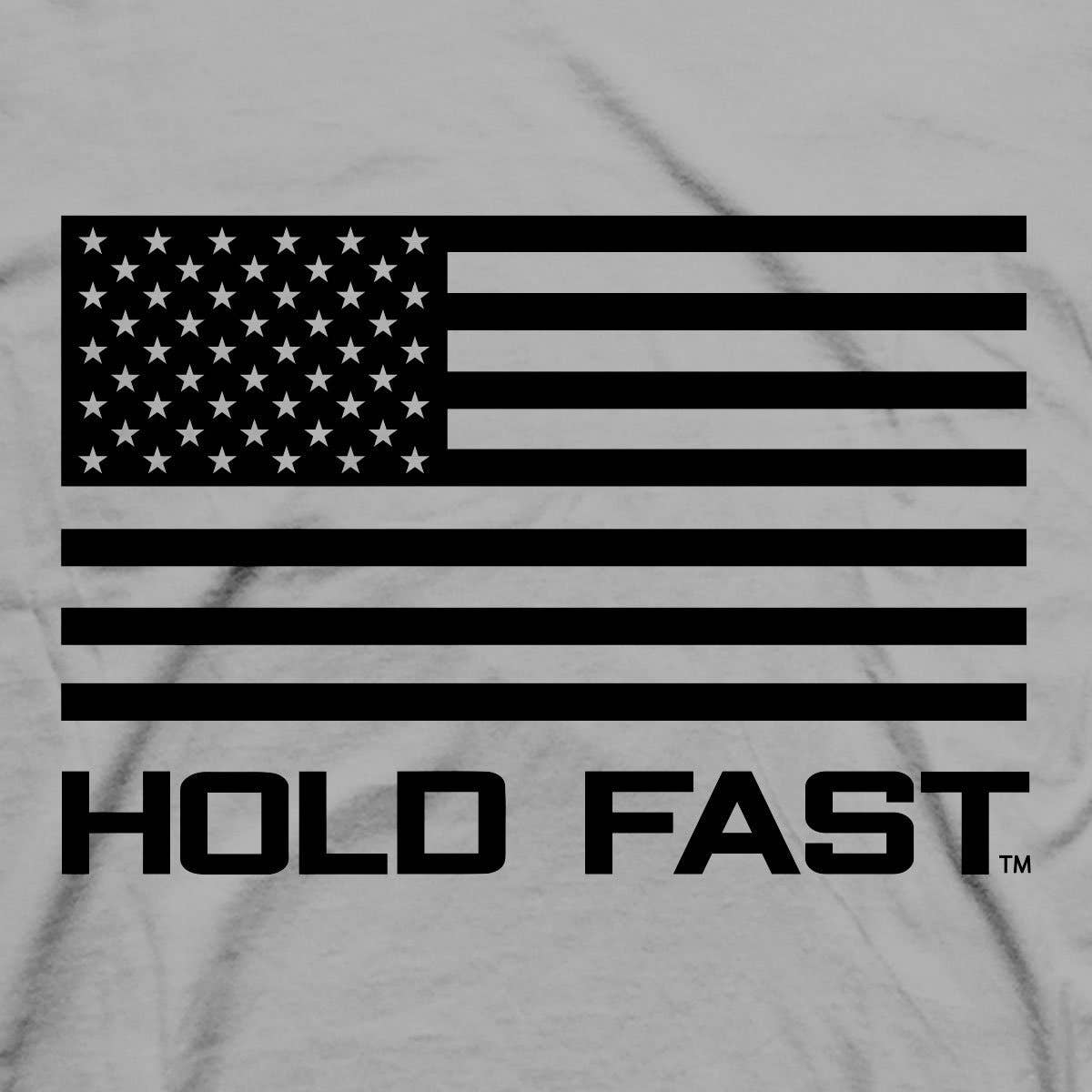 HOLD FAST Mens T-Shirt We The People: Small / Silver
