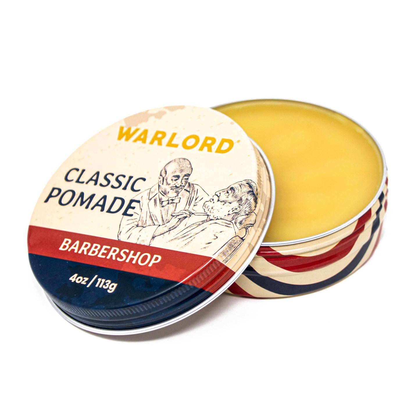 Warlord Classic Hair Pomade – Barbershop: 4 oz