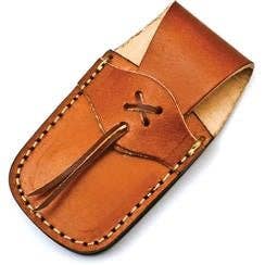 Blue Damascus Lockback Pocket Knife