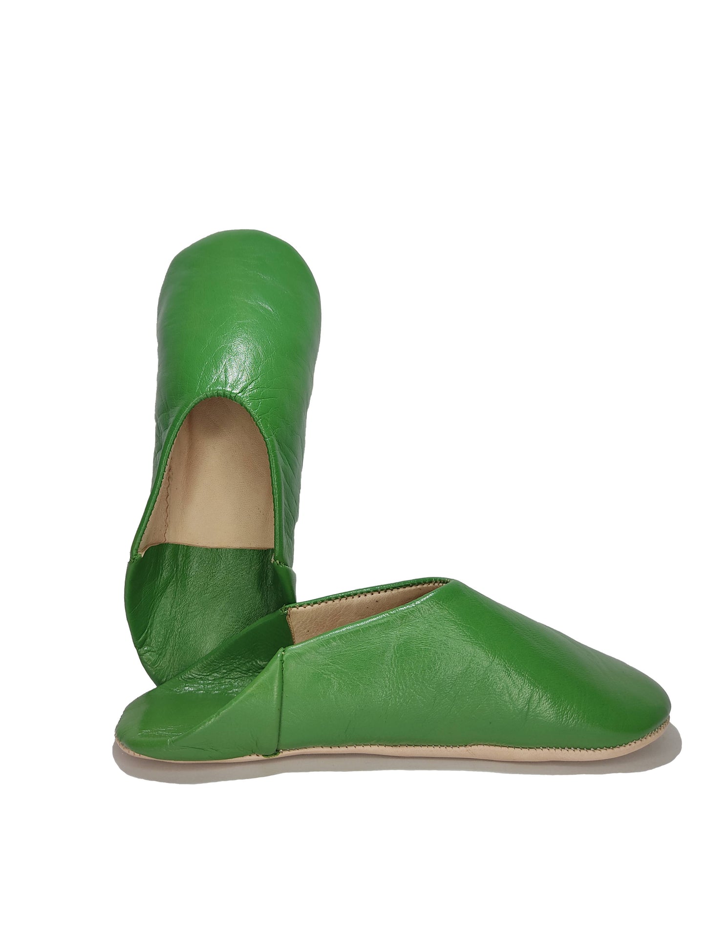 Womens Moroccan Babouche Slippers Handmade from Soft Organic: UK 7.5 / US 9 / 41 EU