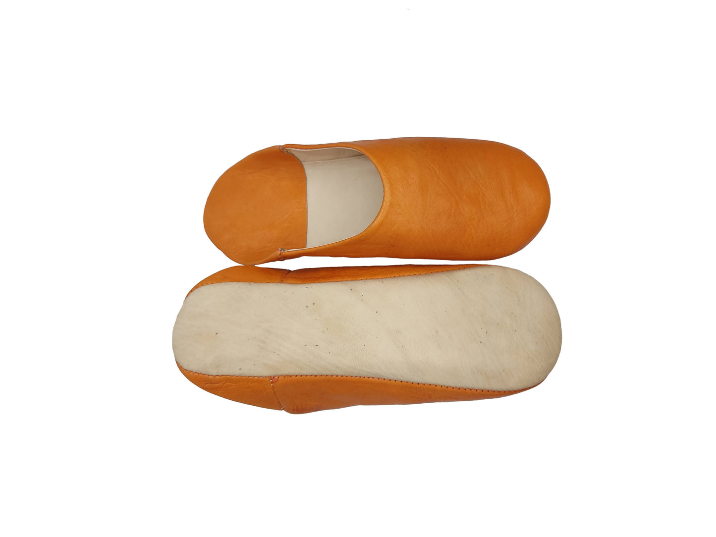 Womens Moroccan Babouche Slippers Handmade from Soft Organic: UK 6 / US 7.5 / 39 EU