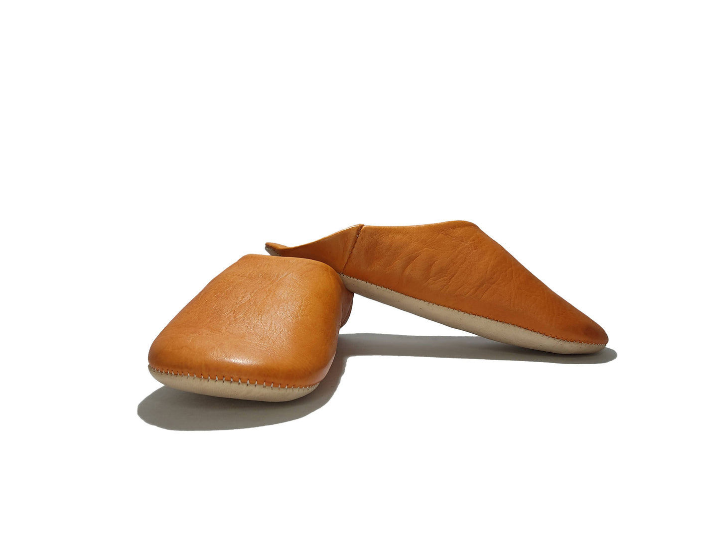 Womens Moroccan Babouche Slippers Handmade from Soft Organic: UK 7.5 / US 9 / 41 EU