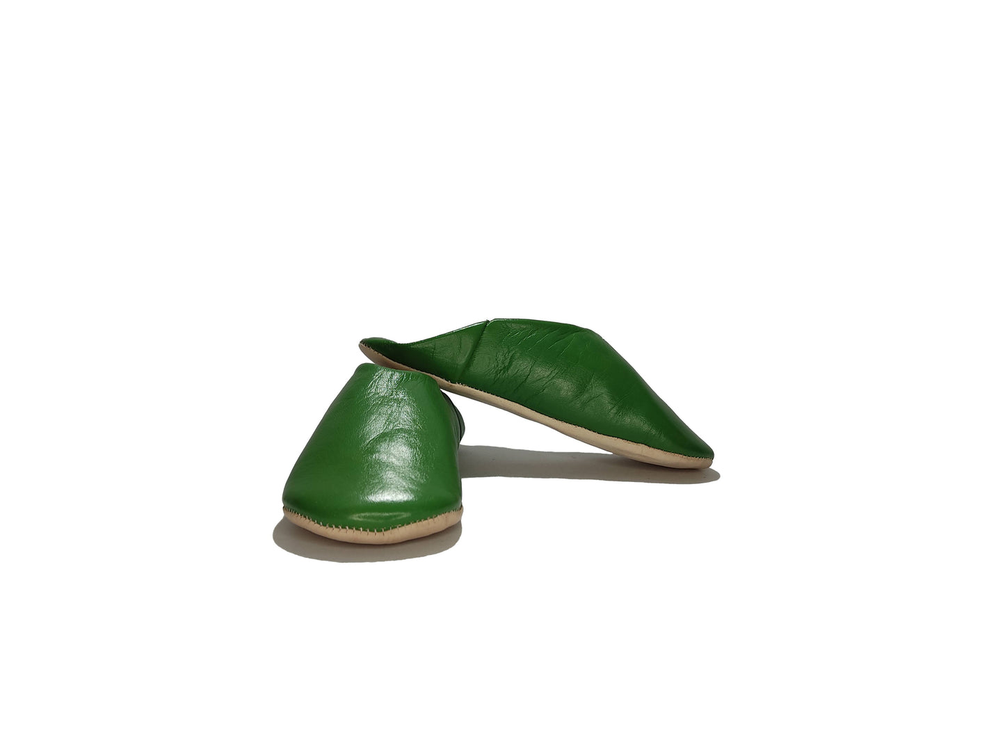 Womens Moroccan Babouche Slippers Handmade from Soft Organic: UK 7.5 / US 9 / 41 EU