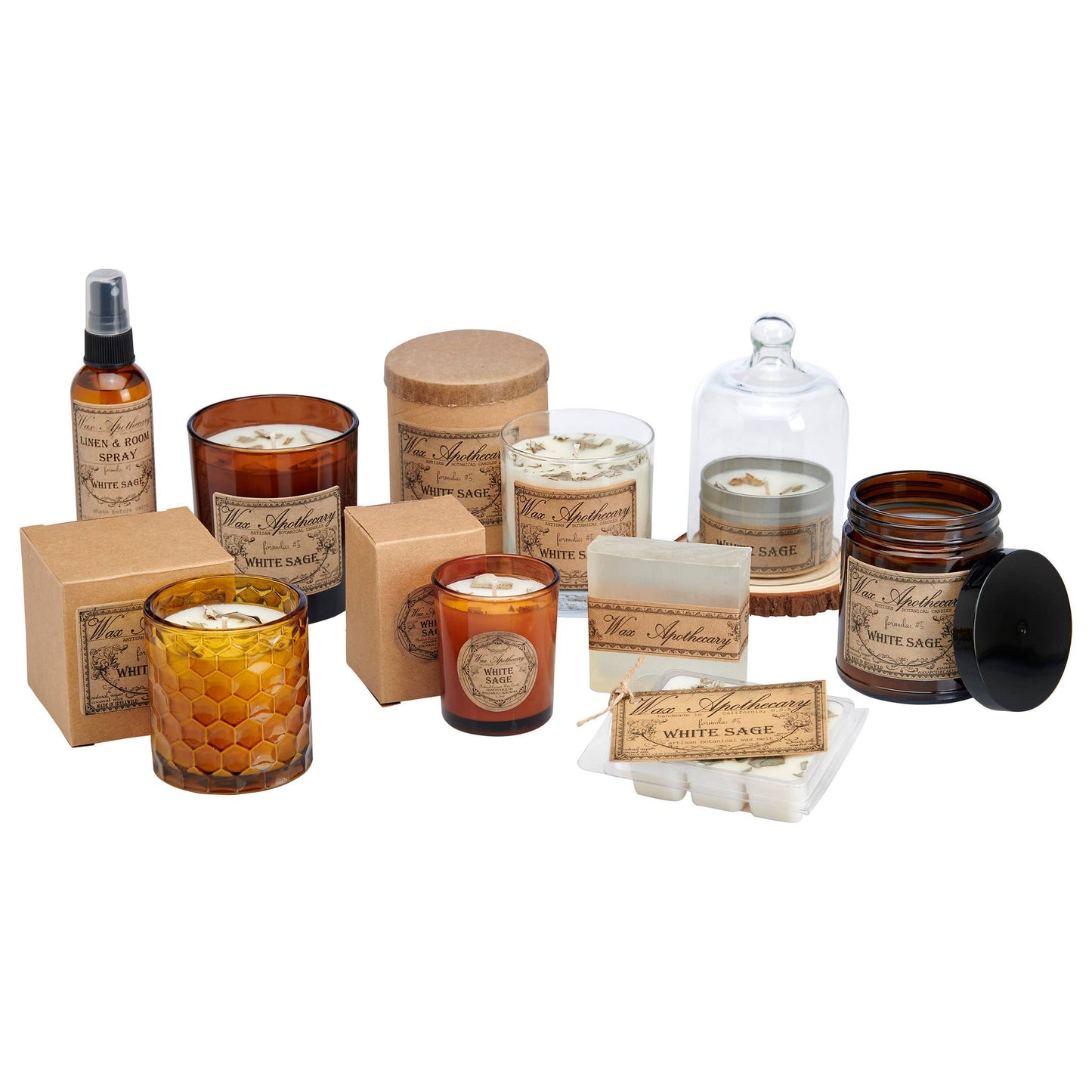 White Sage Botanical Travel Tin Candle 4oz