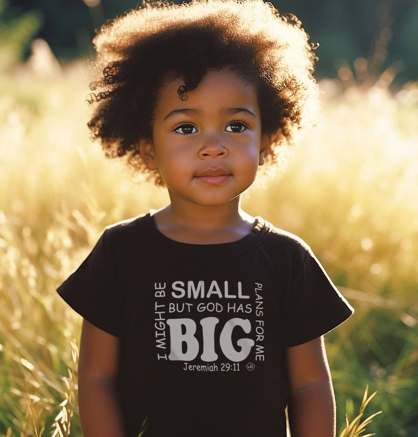 I Might Be Small Kid's Christian Graphic Tee: 3T