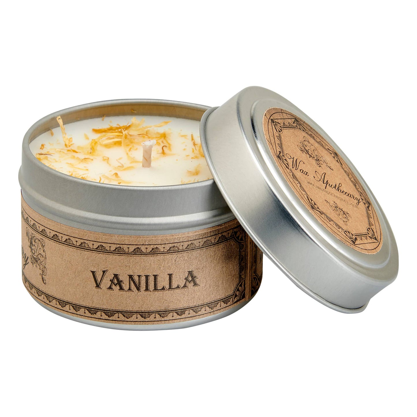 Vanilla Botanical Travel Tin Candle 4oz