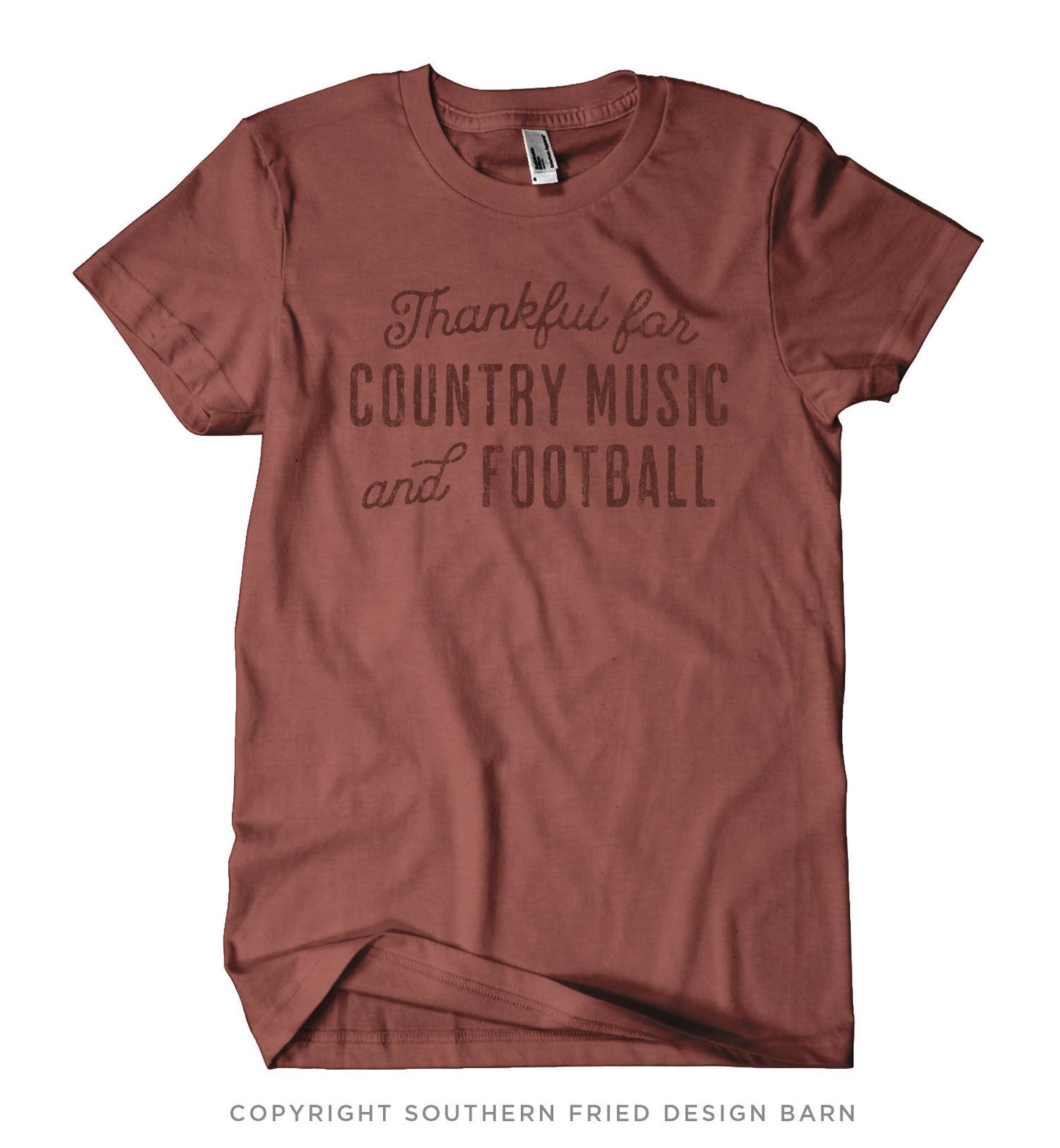 Thankful For Country Music and Football - Shirt