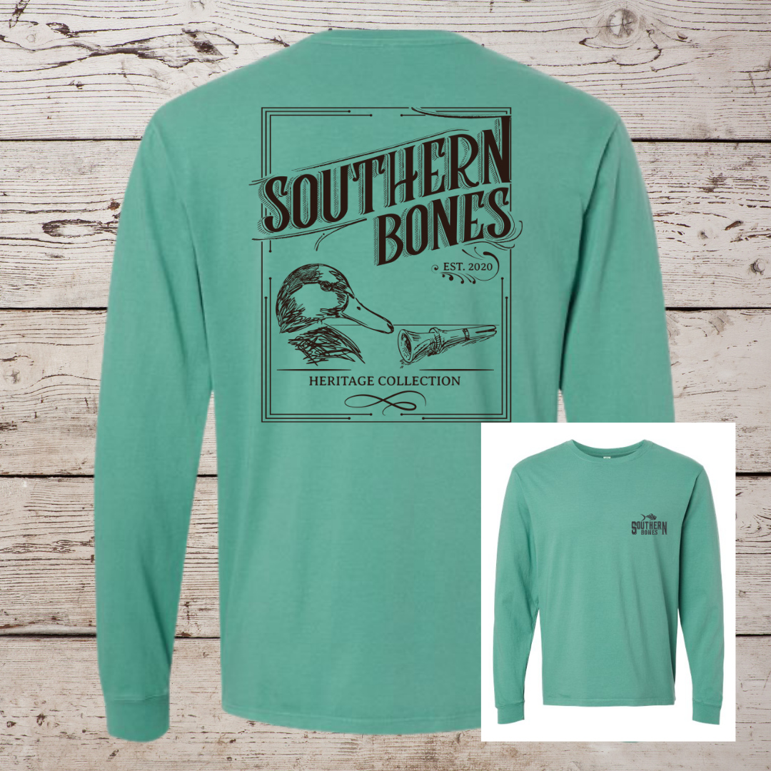 Heritage Duck Hunting Long Sleeve Pocket T-Shirt