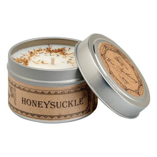 Honeysuckle Botanical Travel Tin Candle 4oz