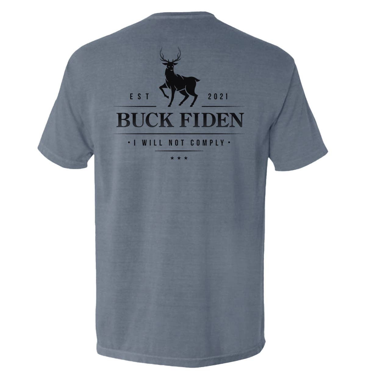 Buck Fiden: Tee / Military Green / 2XL