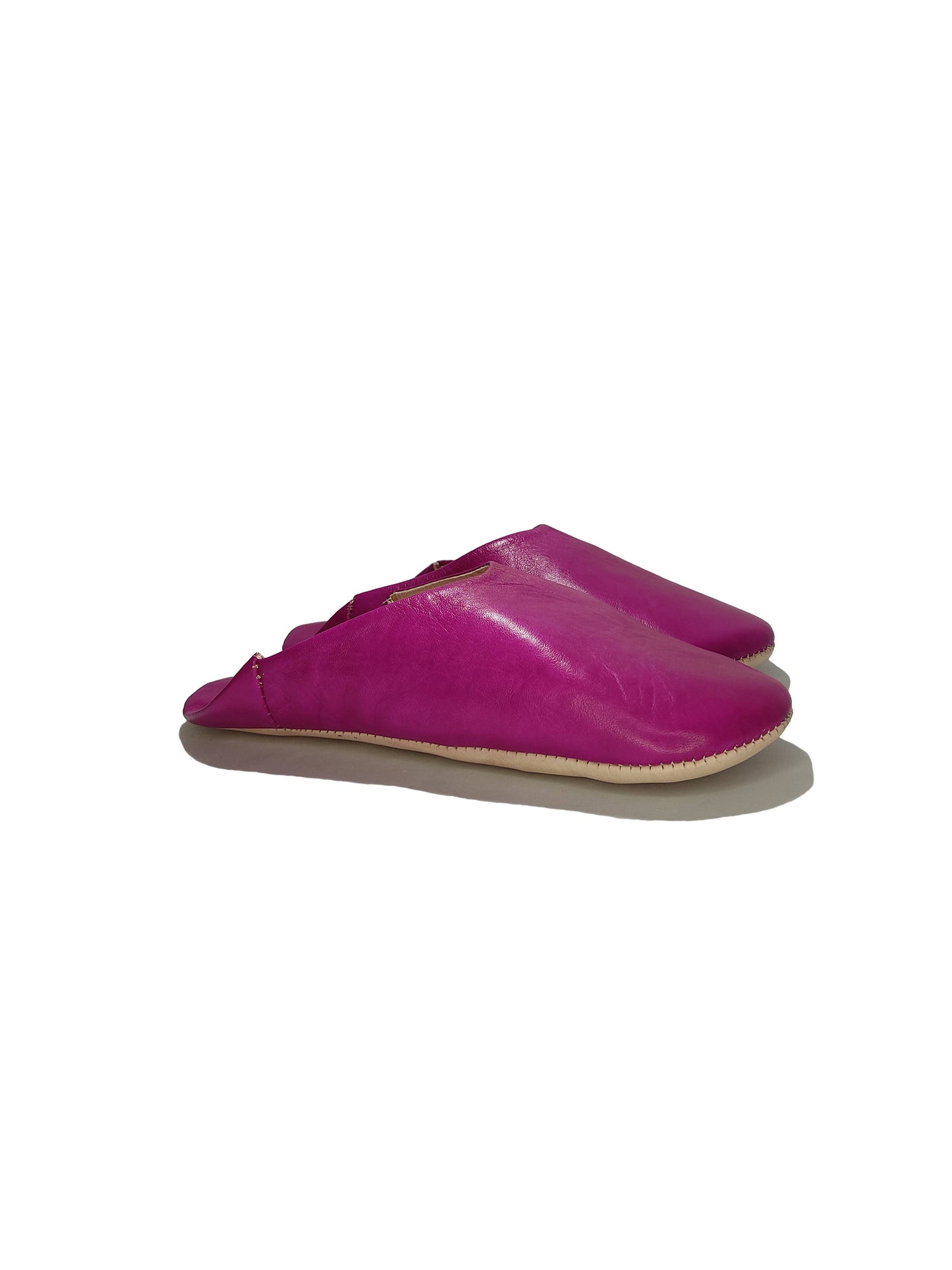 Womens Moroccan Babouche Slippers Handmade from Soft Organic: UK 9 / US 10.5 / 43 EU