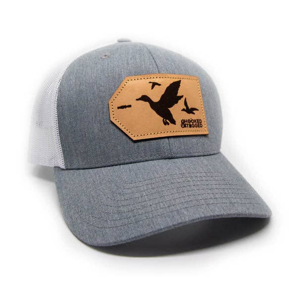 H&T Duck Patch Hat - (Curved-Brim): Loden/ Loden