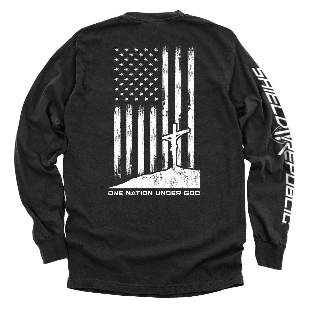 One Nation Under God: Sport Grey / S / Tee