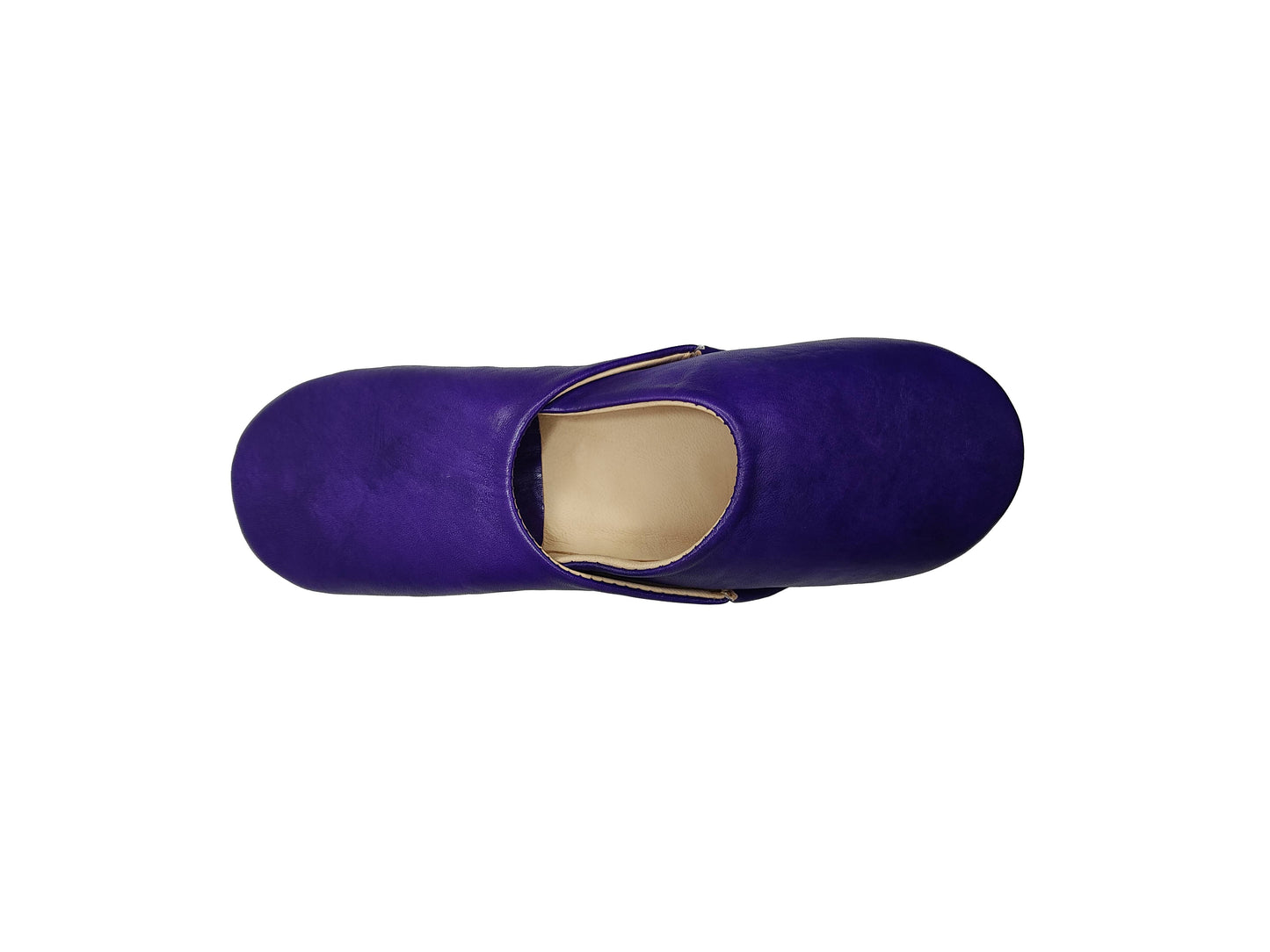Womens Moroccan Babouche Slippers Handmade from Soft Organic: UK 9.5 / US 11 / 44 EU