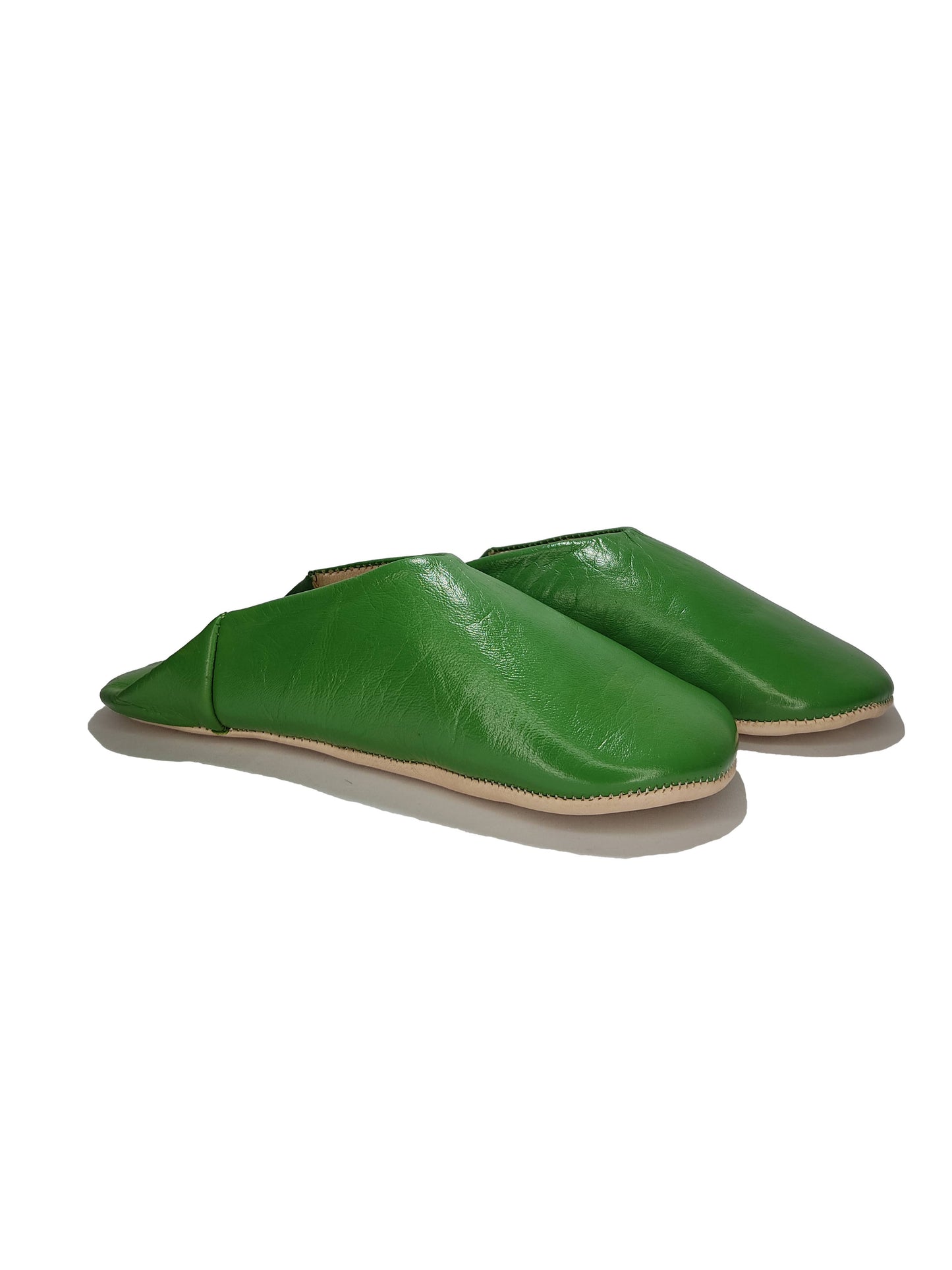 Womens Moroccan Babouche Slippers Handmade from Soft Organic: UK 8 / US 9.5 / 42 EU