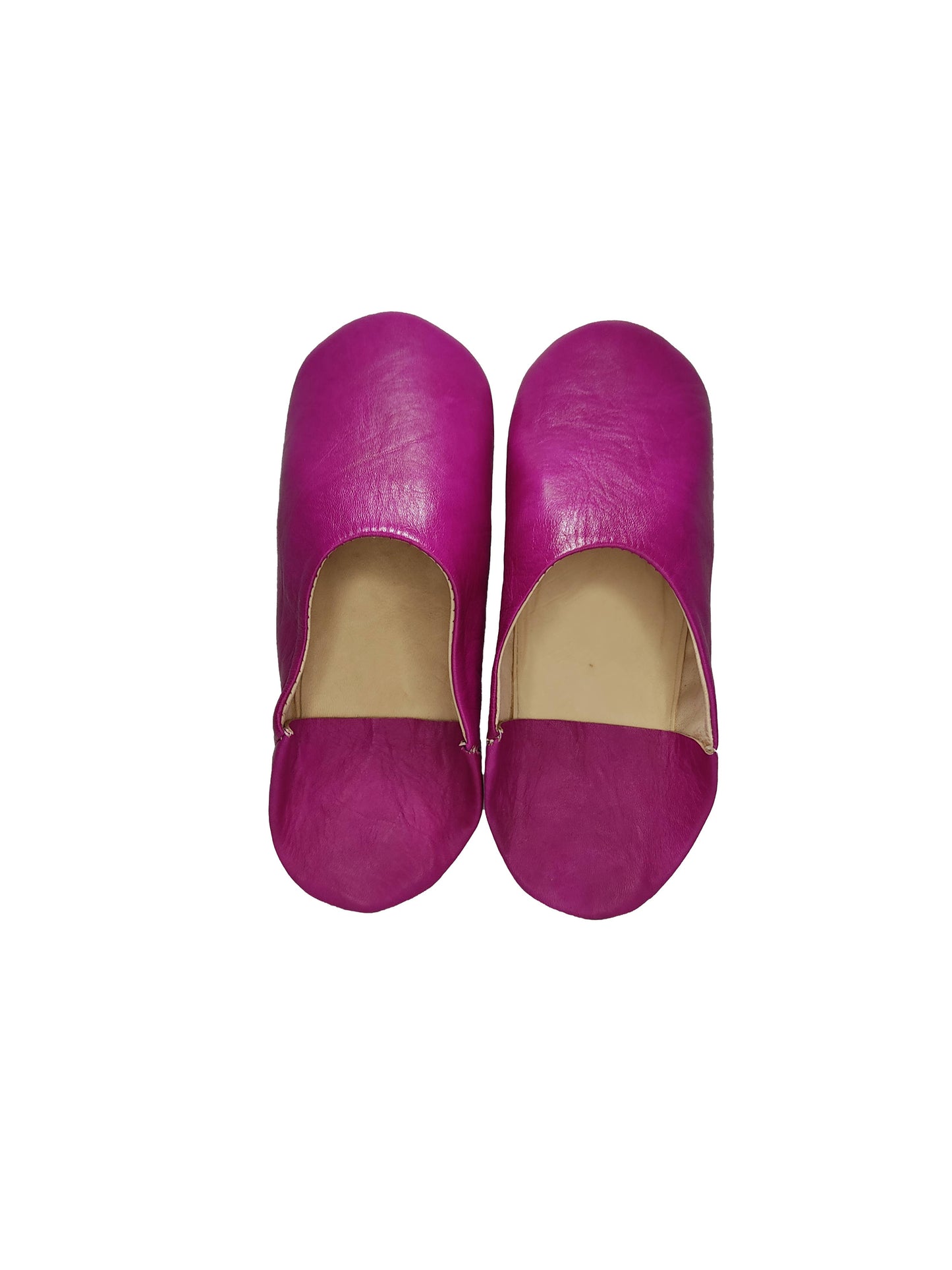 Womens Moroccan Babouche Slippers Handmade from Soft Organic: UK 9 / US 10.5 / 43 EU