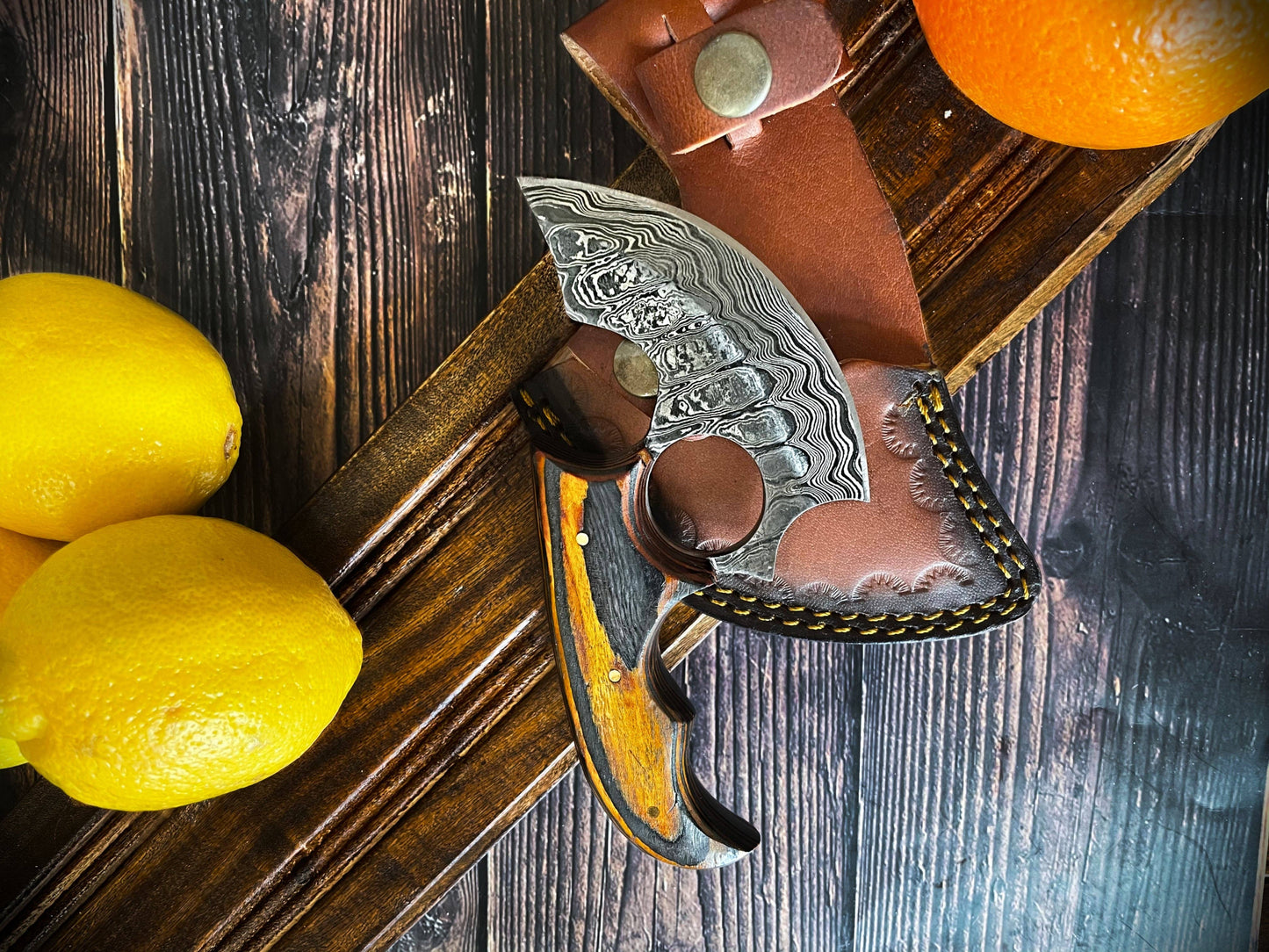 Titan Custom Alaskan Ulu style blade, perfect for outdoors a