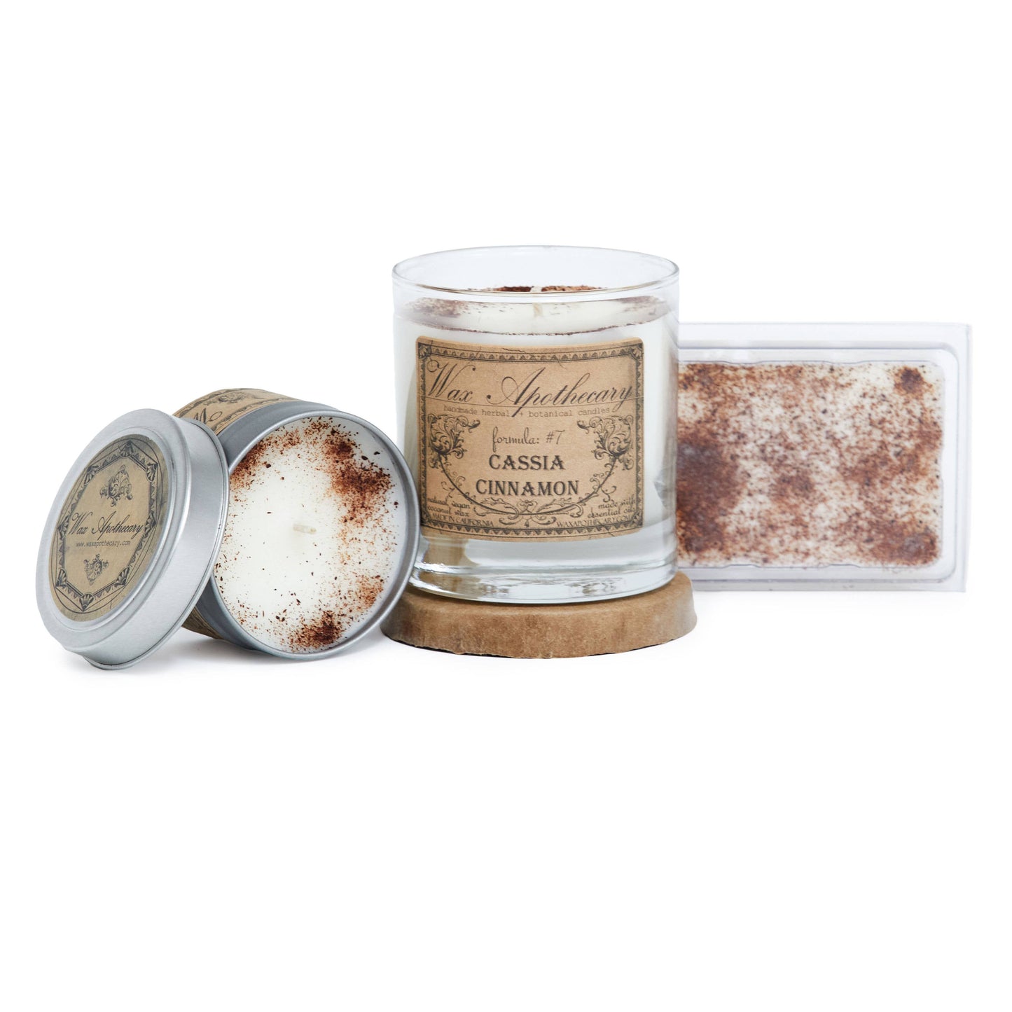 Cinnamon Botanical Travel Tin Candle 4oz