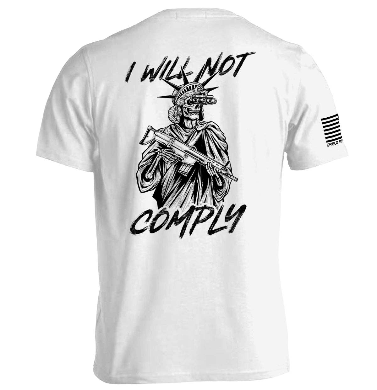 I Will Not Comply: Tan / S / Tee