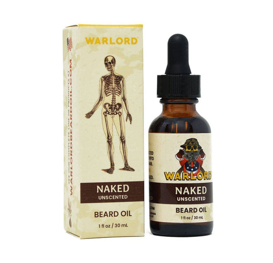 Naked Beard Oil (Fragrance Free): 1/2 oz.