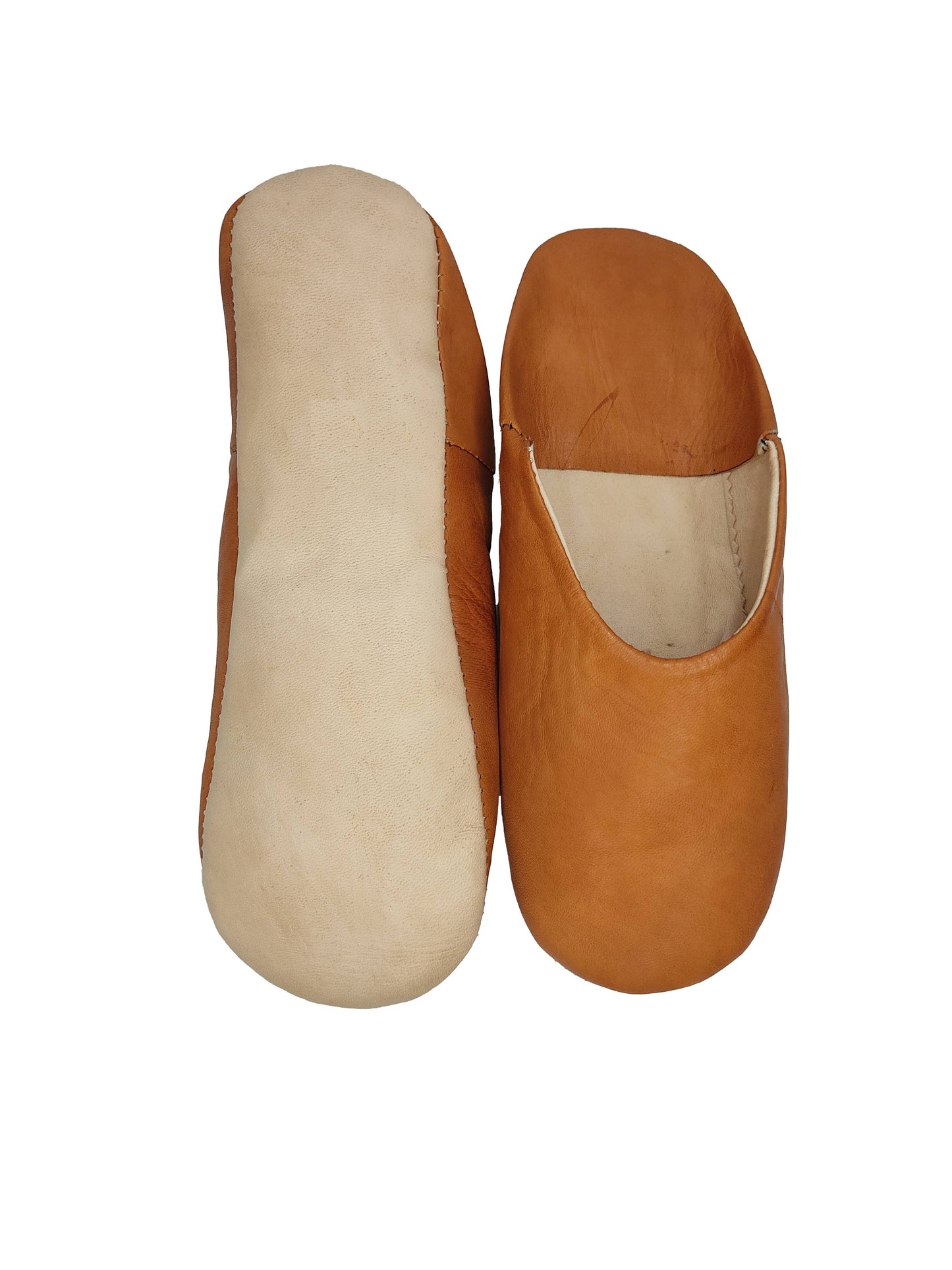 Womens Moroccan Babouche Slippers Handmade from Soft Organic: UK 8 / US 9.5 / 42 EU