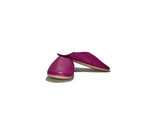 Womens Moroccan Babouche Slippers Handmade from Soft Organic: UK 9 / US 10.5 / 43 EU