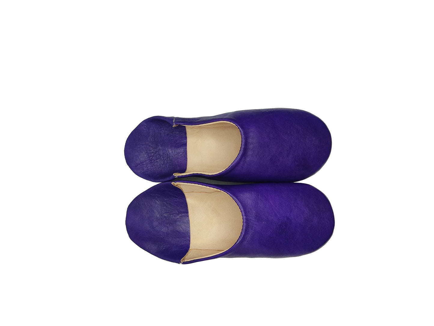 Womens Moroccan Babouche Slippers Handmade from Soft Organic: UK 9 / US 10.5 / 43 EU