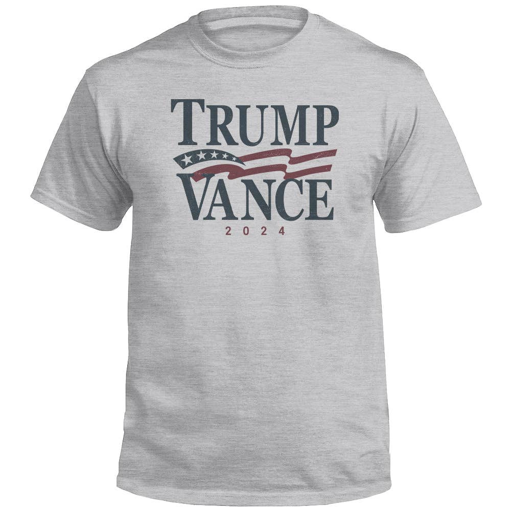 Trump Vance 2024 Vintage (Front): Sport Grey / S / Tee