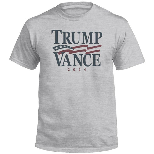 Trump Vance 2024 Vintage (Front): Sport Grey / XL / Tee