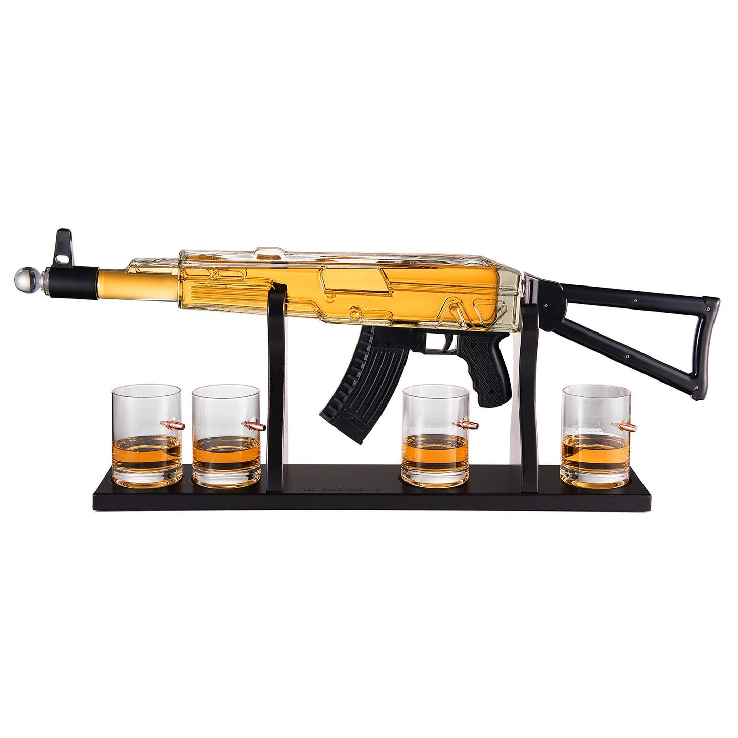 AK47 Gun Decanter Set | 710 ml | 4, 10.5oz Bullet Glasses