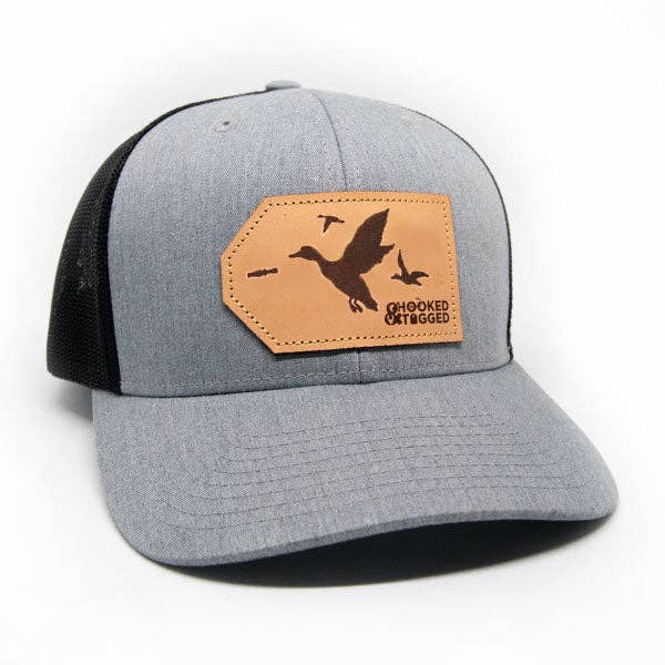 H&T Duck Patch Hat - (Curved-Brim): Loden/ Loden