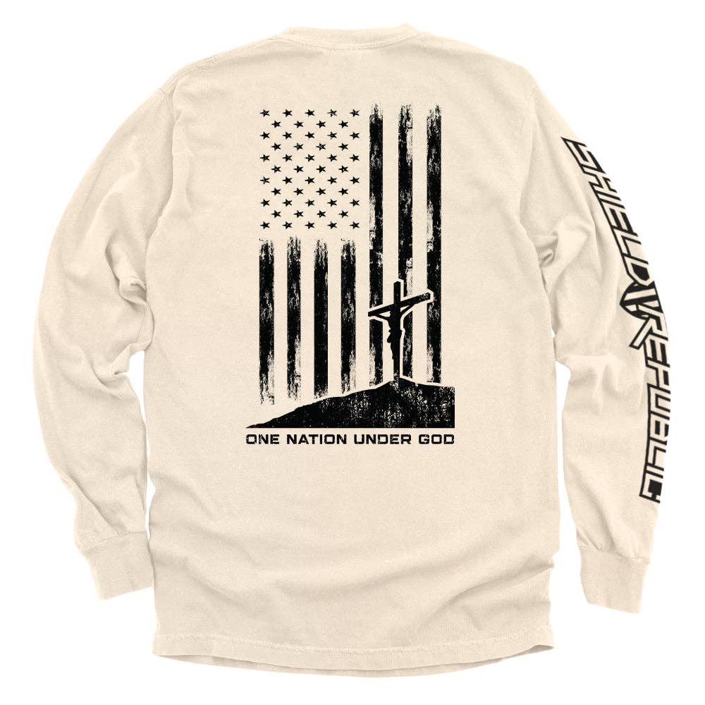 One Nation Under God: Sport Grey / S / Tee