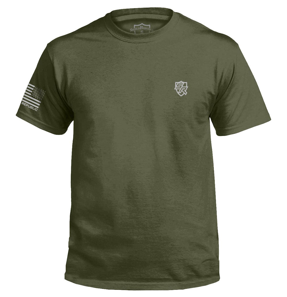 Buck Fiden: Tee / Military Green / 2XL