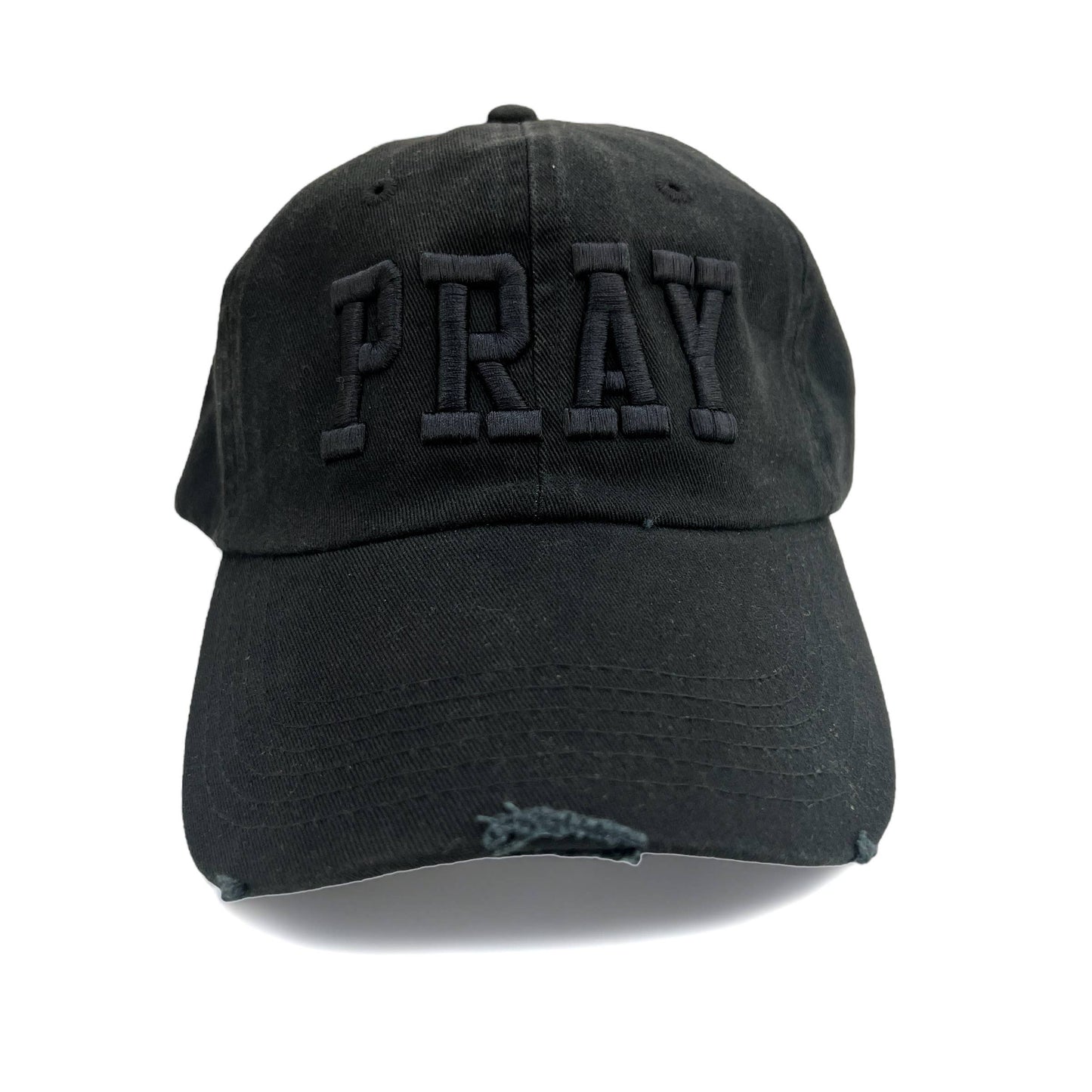 Pray Black Baseball Hat - (Pack of 4)