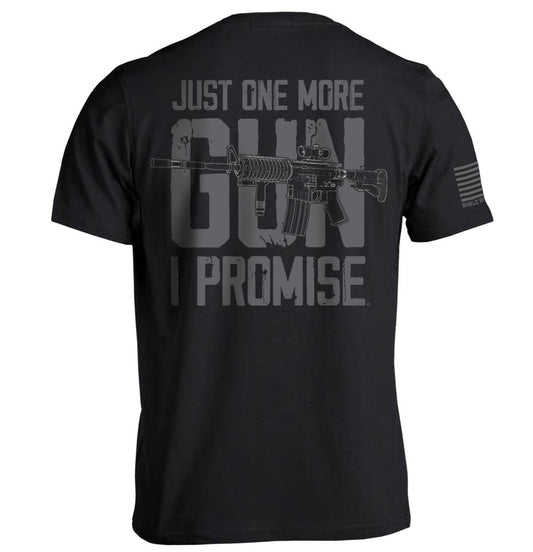 Just One More Gun I Promise: Tee / Black / 2XL