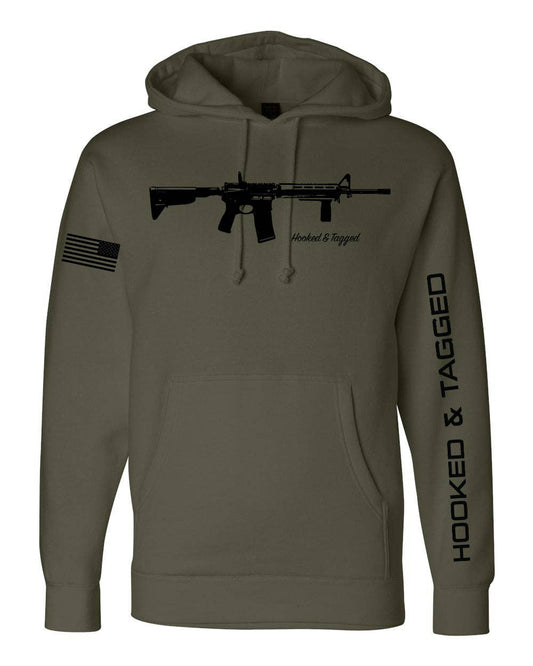 2nd Amendment Hoodie: XXX-Large / Military Green