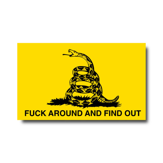 Fuck Around and Find Out Sticker | 2A, pro gun