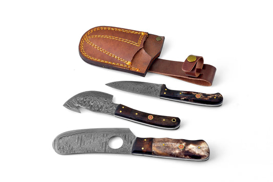 Damascus Steel Hunting/Outdoor Set TK-071 (LIMITED)