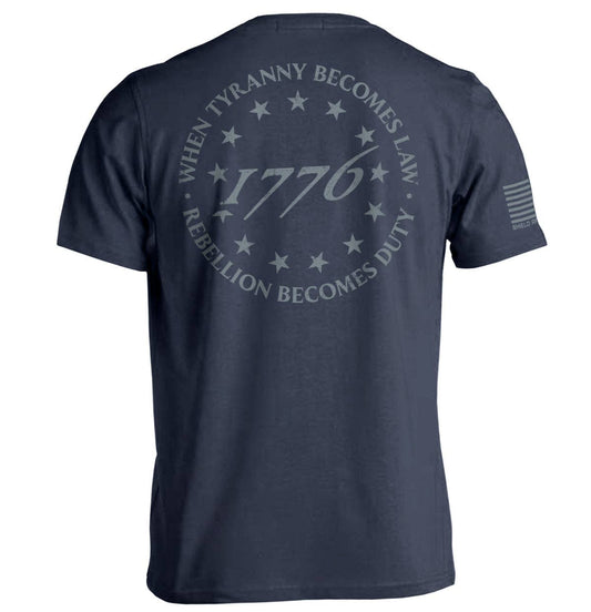 When Tyranny Becomes Law: Tee / 4XL / Indigo Blue