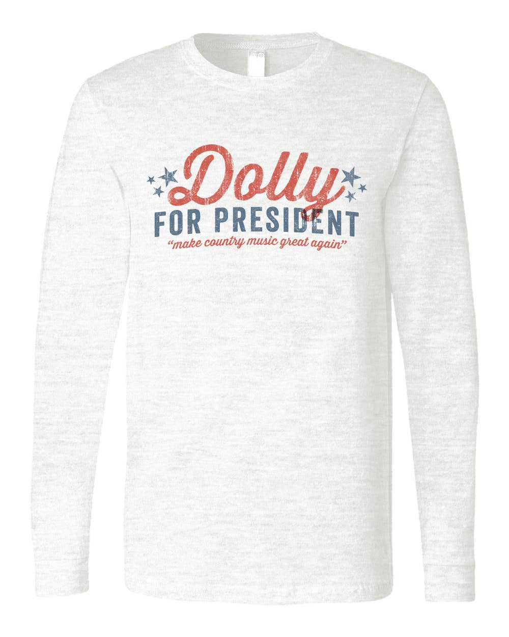 Dolly for President - Long Sleeve - Shirt: M