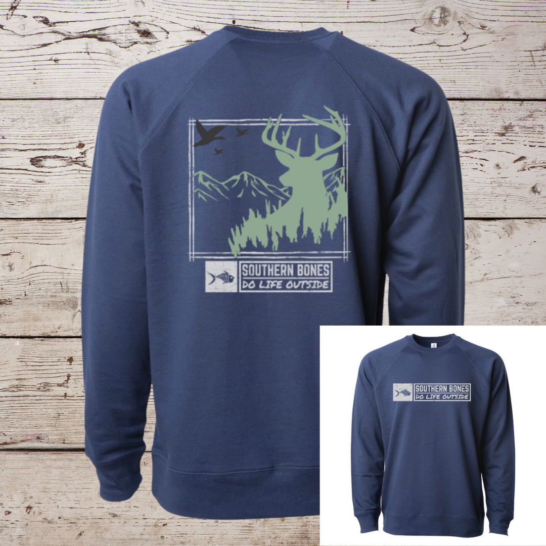 Boondocks Free Range Hunting Lightweight Sweatshirt (blue)